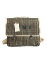 【中古】TINY(tinycottons)◆リュック/--/チェック/AW19-332-008【バッグ】