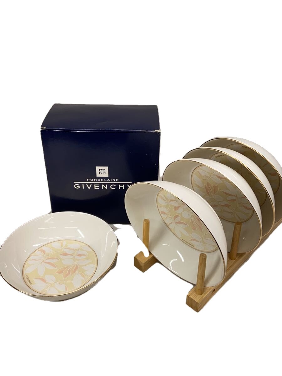 【中古】GIVENCHY◆洋食器その他/5点セット/WHT【キッチン用品】