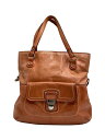【中古】COACH◆ショルダーバッグ/レザー/ORN/無地/19770/染み汚れ有【バッグ】