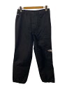 【中古】THE NORTH FACE◆CLIMB LIGHT ZIP PANT_クライムライトジップパンツ/リラックスサイズBM/黒/NP62304【メンズウェア】
