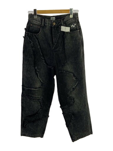 【中古】WANNA◆ボトム/1/コットン/BLK/ケミカル【メンズウェア】 【中古】WANNA◆ボトム/1/コットン/BLK/ケミカル【メンズウェア】