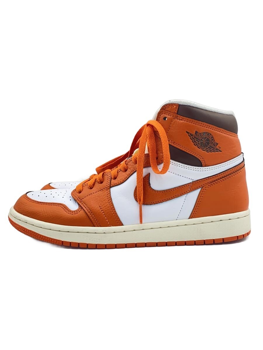 NIKE◆AIR JORDAN 1_エア ジョーダン 1/Starfish/28.5cm/ORN/DO9369-101