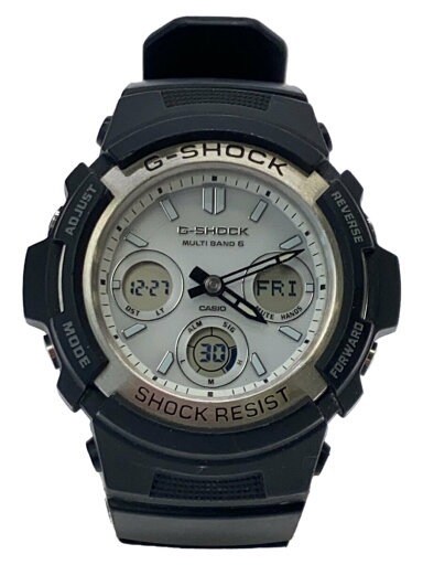 【中古】CASIO◆ソーラー腕時計・G-SHOCK/デジアナ/BLK【服飾雑貨他】 【中古】CASIO◆ソーラー腕時計・G-SHOCK/デジアナ/BLK【服飾雑貨他】