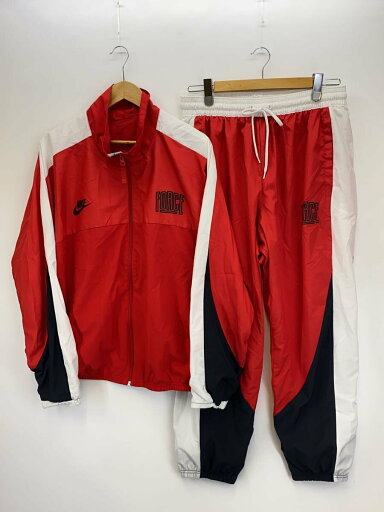 【中古】NIKE◆セットアップ/XL/ポリエステル/RED/無地/FB6981-657【メンズウェア】 【中古】NIKE◆セットアップ/XL/ポリエステル/RED/無地/FB6981-657【メンズウェア】