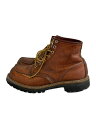 【中古】RED WING◆レースアップブーツ/--/ブラウン/レザー/16260【シューズ】