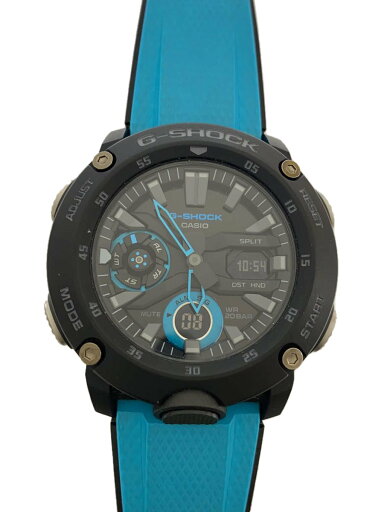 【中古】CASIO◆クォーツ腕時計・G-SHOCK/デジアナ/ブラック/ブルー【服飾雑貨他】 【中古】CASIO◆クォーツ腕時計・G-SHOCK/デジアナ/ブラック/ブルー【服飾雑貨他】
