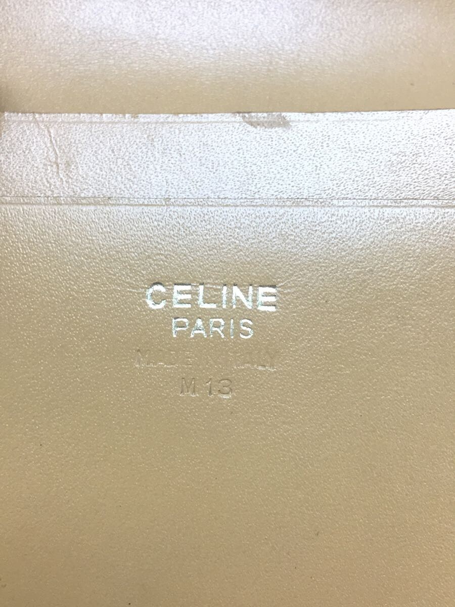 【中古】CELINE◆2つ折り財布/コンパクトウォレット/マカダム柄/BRW/メンズ【服飾雑貨他】
