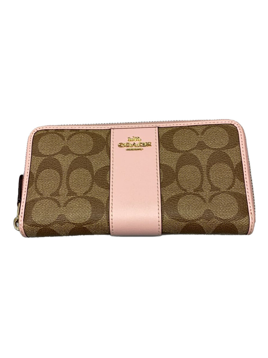 【中古】COACH◆長財布_シグネチャー/--/CML/レディース【服飾雑貨他】