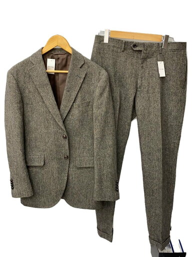 【中古】D’or Homme◆セットアップ/AB6/ウール/KHK/無地【メンズウェア】 【中古】D’or Homme◆セットアップ/AB6/ウール/KHK/無地【メンズウェア】