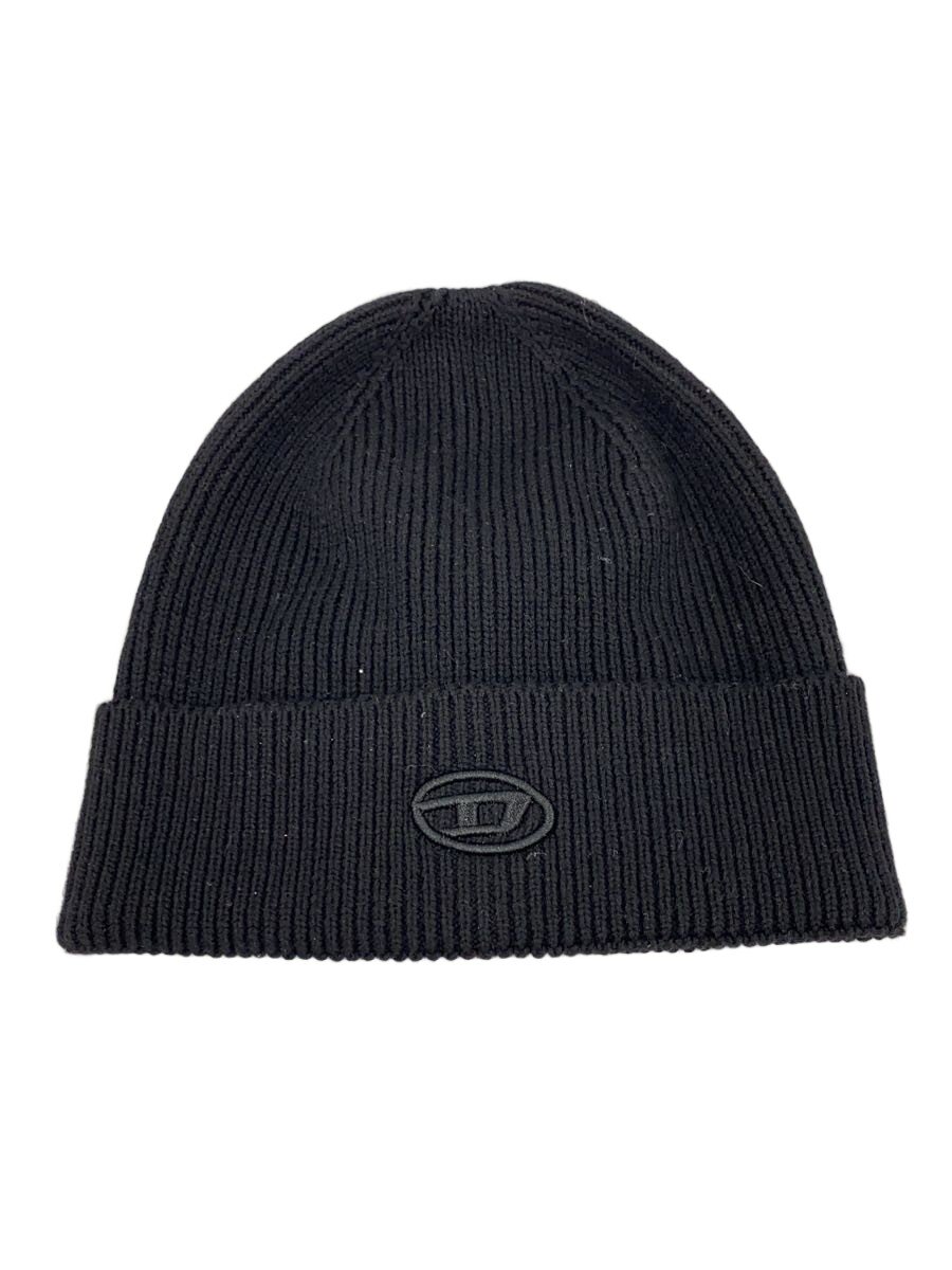 【中古】DIESEL◆タグ付/ニットキャップ/--/BLK/無地/メンズ/A04092【服飾雑貨他】