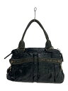 【中古】SEE BY CHLOE◆ハンドバッグ/レザー/BLK【バッグ】