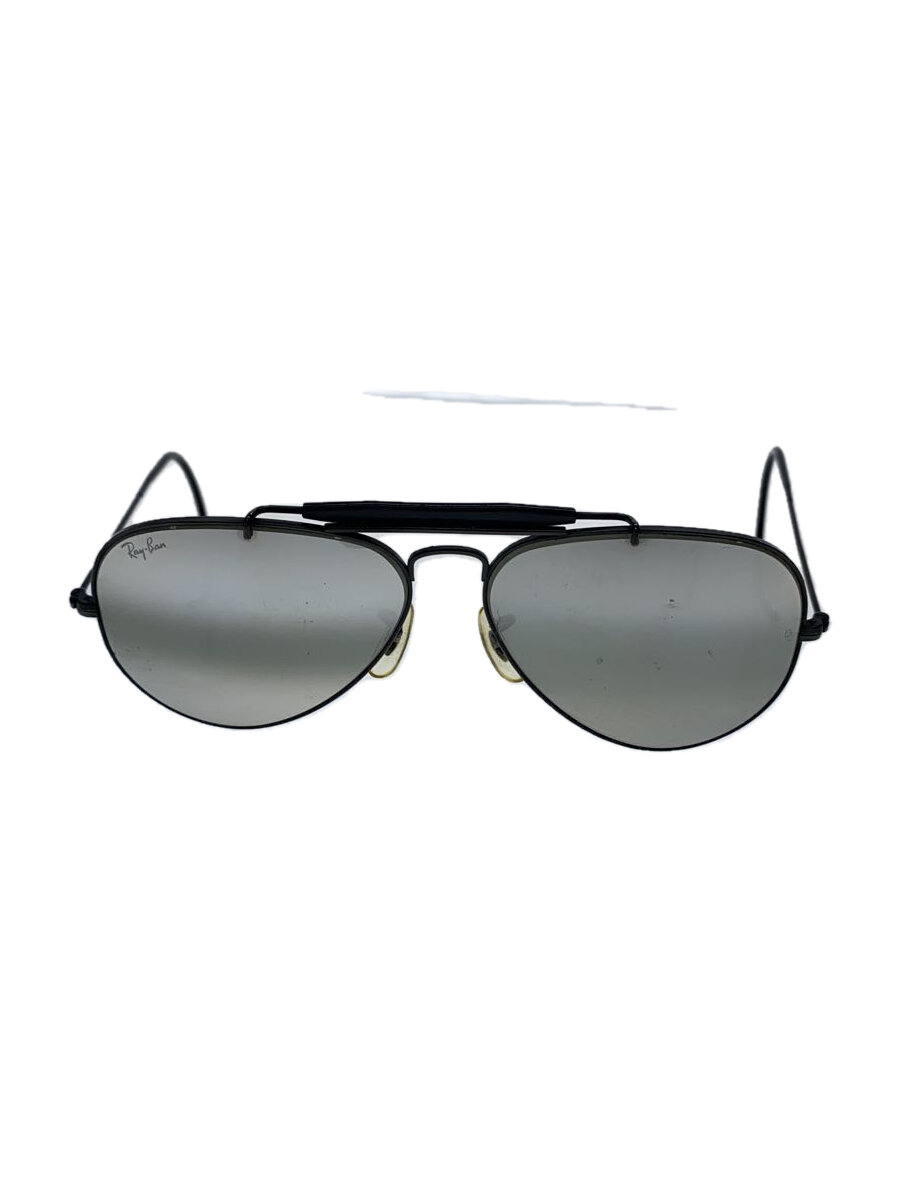 【中古】Ray-Ban◆サングラス/BLK/BLK/メンズ/B&L/フレームゆがみ【服飾雑貨他】