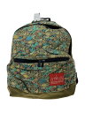 【中古】Manhattan Portage◆リュック/--/GRN/総柄/TWCH2280JP//【バッグ】