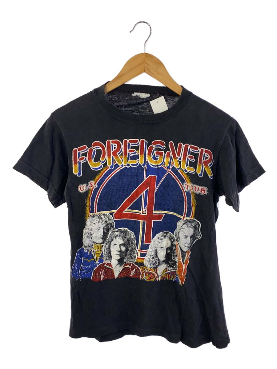 80s/FOREIGNER U.S.TOUR/Billy Squier/Tシャツ/--/コットン/BLK/? NULL ?