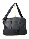 【中古】BALLY◆バッグ/レザー/NVY/ビジネスバッグ/ショルダーストラップ付【バッグ】