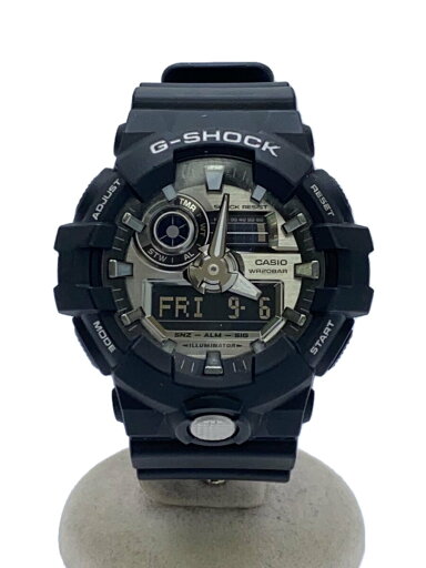 【中古】CASIO◆クォーツ腕時計・G-SHOCK/デジアナ/SLV/BLK【服飾雑貨他】 【中古】CASIO◆クォーツ腕時計・G-SHOCK/デジアナ/SLV/BLK【服飾雑貨他】