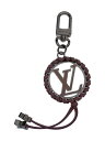【中古】LOUIS VUITTON◆ポルト・クレ・ベリー_PNK/牛革/PNK/レディース【服飾雑貨他】
