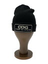【中古】CDG◆ニットキャップ/--/コットン/BLK/メンズ/SZ-K602【服飾雑貨他】