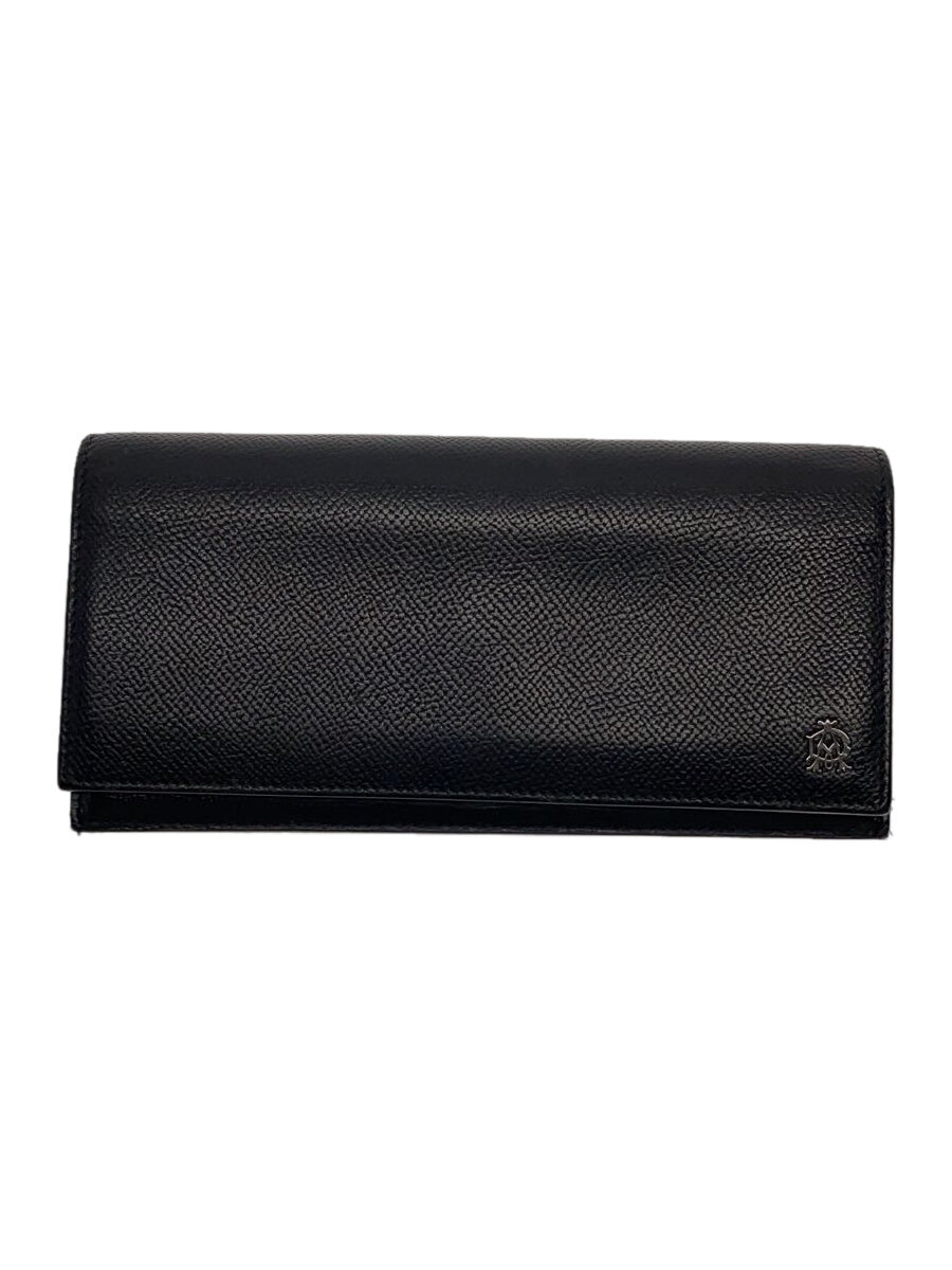 【中古】dunhill◆長財布/レザー/BLK/メンズ【服飾雑貨他】