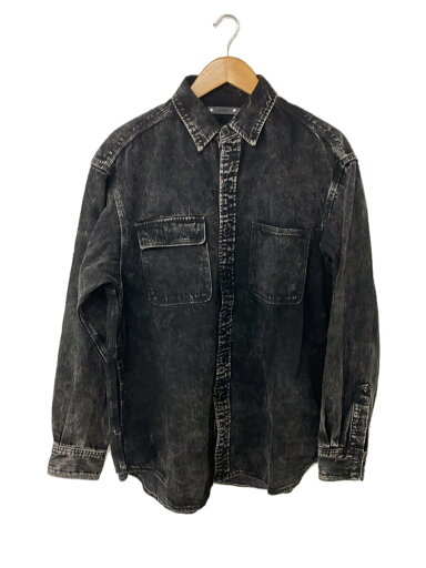 【中古】MINEDENIM◆Bleach Overdyed Denim Over SH/2/デニム/ブラック/2210-5002-98-022//【メンズウェア】 【中古】MINEDENIM◆Bleach Overdyed Denim Over SH/2/デニム/ブラック/2210-5002-98-022//【メンズウェア】