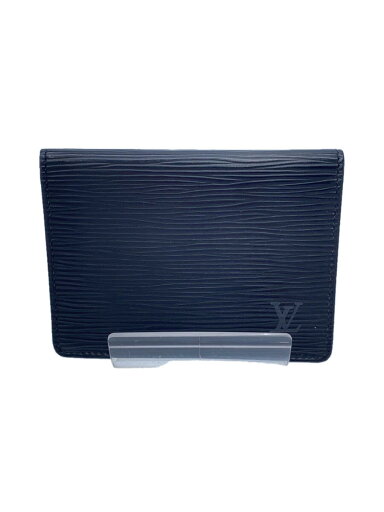 【中古】LOUIS VUITTON◆ポルト2カルト・ヴェルティカル_エピ_BLK/PVC/BLK/メンズ【服飾雑貨他】 【中古】LOUIS VUITTON◆ポルト2カルト・ヴェルティカル_エピ_BLK/PVC/BLK/メンズ【服飾雑貨他】