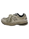 【中古】NEW BALANCE◆ML2002/ホワイト/25cm/WHT【シューズ】