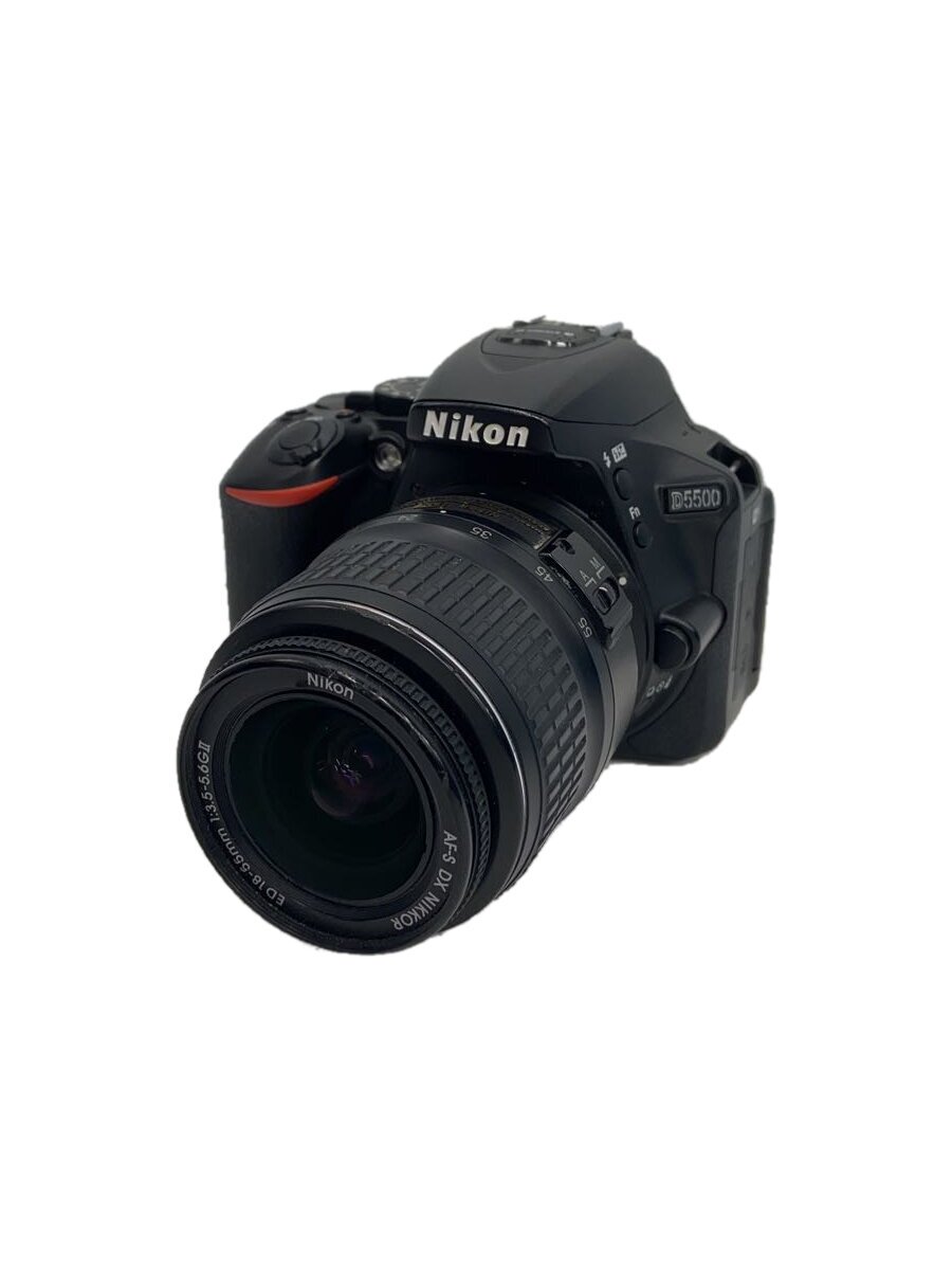 【中古】Nikon◆デジタル一眼カメラ D5500 18-140 VR レンズキット [ブラック]【カメラ】