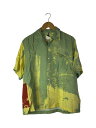 【中古】OAMC(OVER ALL MASTER CLOTH)◆23SS/KURT SHIRT FLORA//M/レーヨン/GRN/総柄/23E28OAU61【メンズウェア】(4)