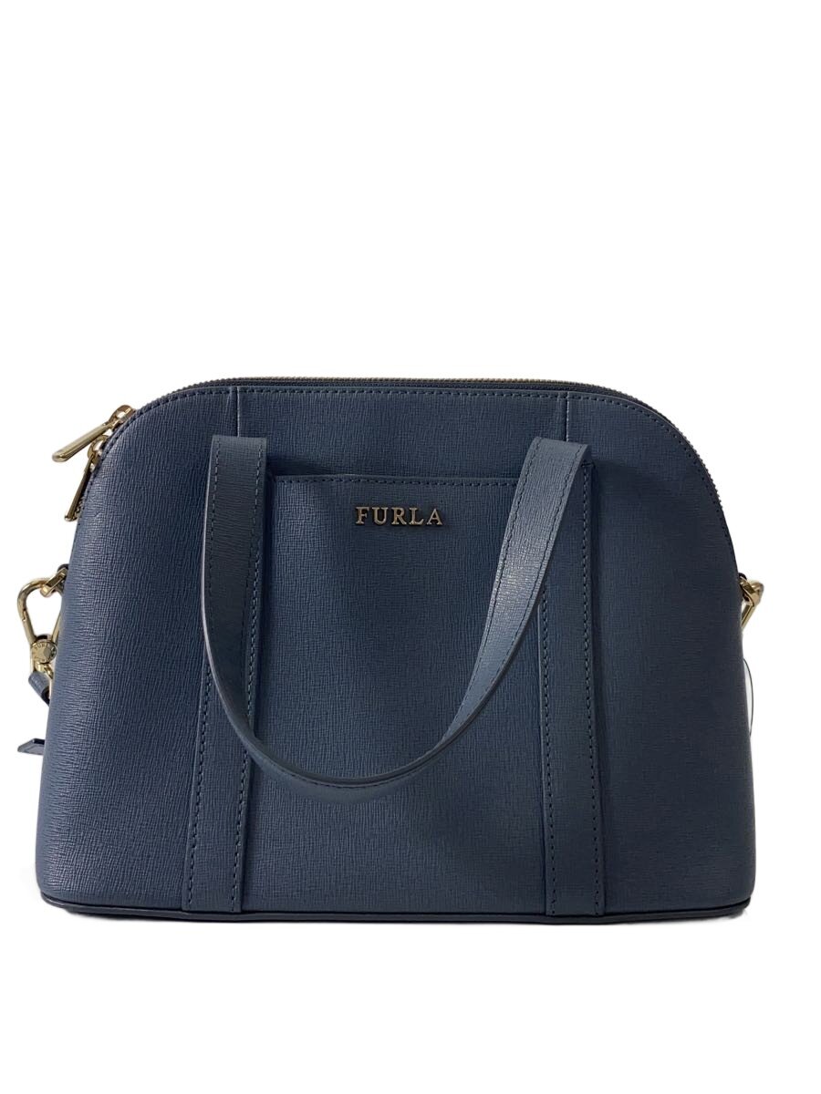 Furla - 【中古】FURLA◆ショルダーバッグ/レザー/BLU/22869【バッグ】