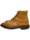 【中古】Tricker’s◆ウェスタンブーツ/US6.5/CML/レザー/カントリーブーツ【シューズ】