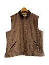 【中古】ORVIS◆ジレベスト/XXL/ウール/BRW【メンズウェア】