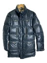 【中古】BURBERRY BLACK LABEL◆ダウンジャケット/M/ポ