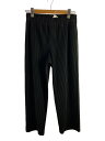 【中古】HOMME PLISSE ISSEY MIYAKE◆ボトム/1/ポリエステル/BLK/HP48JF158【メンズウェア】