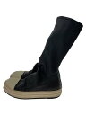 【中古】Rick Owens◆ブーツ/42/BLK/レザー/ソックススニーカー//【シューズ】