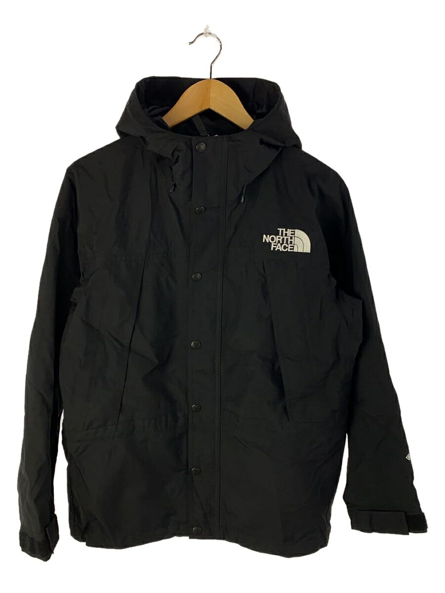 【中古】THE NORTH FACE◆MOUNTAIN LIGHT JACKET_マウンテンライトジャケット/S/ナイロン/BLK【メンズウェア】