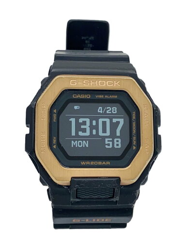 【中古】CASIO◆クォーツ腕時計_G-SHOCK/デジタル/ラバー/GLD/BLK【服飾雑貨他】 【中古】CASIO◆クォーツ腕時計_G-SHOCK/デジタル/ラバー/GLD/BLK【服飾雑貨他】