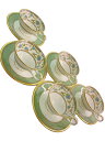 【中古】Noritake◆カップ&ソーサー/5点セット/GRN【キッチン用品】