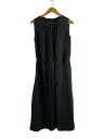 【中古】evam eva◆ノースリーブワンピース/--/リネン/NVY/無地/E212T003【レディースウェア】