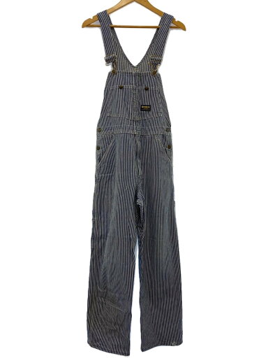【中古】OshKosh B’Gosh◆オーバーオール/30/コットン/BLU/ストライプ/800-1027【メンズウェア】 【中古】OshKosh B’Gosh◆オーバーオール/30/コットン/BLU/ストライプ/800-1027【メンズウェア】