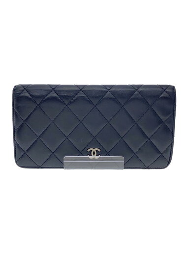 【中古】CHANEL◆長財布/--/BLK/無地/レディース【服飾雑貨他】 【中古】CHANEL◆長財布/--/BLK/無地/レディース【服飾雑貨他】