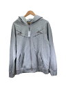【中古】SUPPLIER◆ジップパーカー/M/コットン/GRY【メンズウェア】