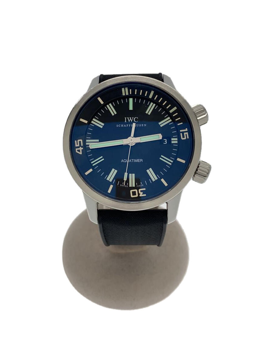 【中古】IWC◆自動巻/ラバー/ヴィン