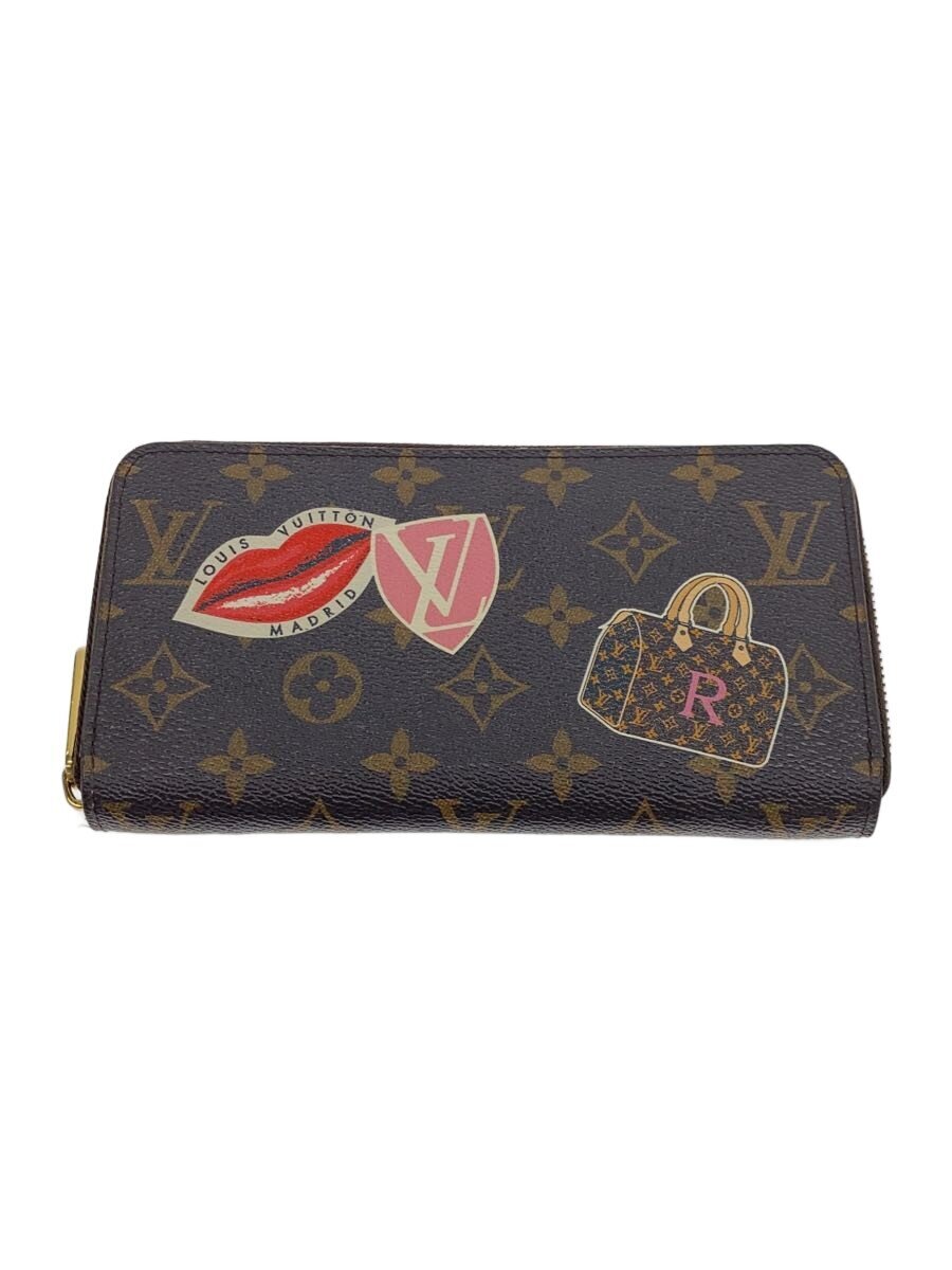 【中古】LOUIS VUITTON◆長財布/--/BRW/総柄/レディース【服飾雑貨他】
