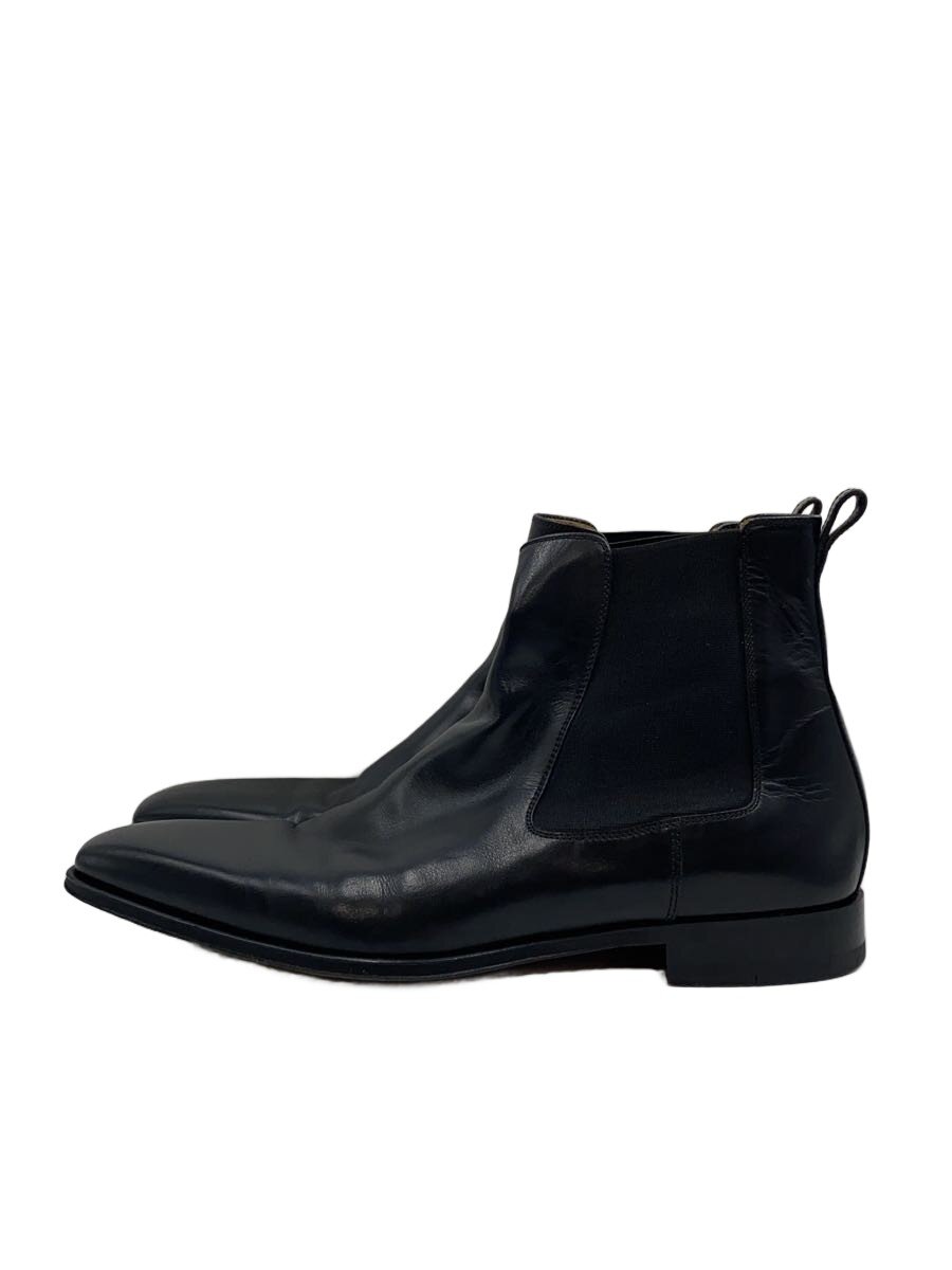 【中古】MAGNANNI◆サイドゴアブーツ/42/BLK/レザー/12796【シューズ】