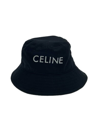 【中古】CELINE◆バケットハット/--/キャンバス/BLK/レディース【服飾雑貨他】 【中古】CELINE◆バケットハット/--/キャンバス/BLK/レディース【服飾雑貨他】
