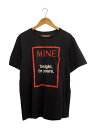 【中古】TAKAHIROMIYASHITA TheSoloist.◆Tシャツ/50/コットン/BLK/0018ss18【メンズウェア】