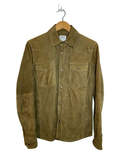 【中古】EMMETI◆レザージャケット・ブルゾン/46/山羊革/CML【メンズウェア】 【中古】EMMETI◆レザージャケット・ブルゾン/46/山羊革/CML【メンズウェア】
