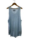 【中古】CVTVLIST◆23AW/SIDE CROSS INNER TANKTOP/タンクトップ/1/コットン/BLU/2301050305//【メンズウェア...