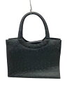 【中古】トートバッグ/レザー/BLK【バッグ】