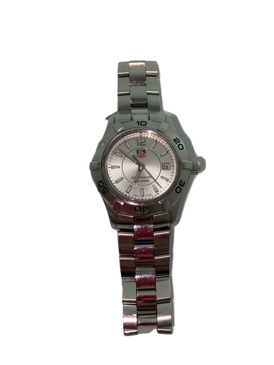【中古】TAGHeuer◆AQUARACER/アクアレーサー/クォーツ腕時計/アナログ/ステンレス/SLV/SLV/? NULL ?【服飾雑貨他】